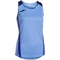 Joma Tanktop Sport-Tank Top Montreal (100% Polyester) hellblau/navy Damen