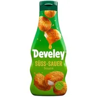 Develey Saucen, Develey Suesssauer Sauce fruchtig mild wuerzig servieren 250ml