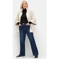 Sheego Bequeme Jeans Bootcut-Jeans im Curvy-Schnitt MANUELA