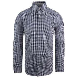 Eden Park Paris Vichy Herren Oxford-Hemd in Blau