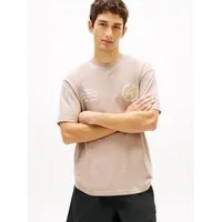 Tommy Jeans T-Shirt TJM RELAXED SIGN CIRCLE mit Markenprint, Rundhals