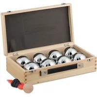 relaxdays Spielzeug-Gartenset 8 Boule Kugeln im Set, (8er Set)
