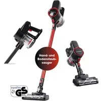 CLEANmaxx Zyklon Hybrid Staubsauger Akku-Zyklonstaubsauger Mit elektrisch angetriebener Bodendüse, 140 W, beutellos, Akku-Zyklonstaubsauger Mit elektrisch angetriebener Bodendüse