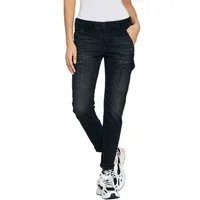 GANG Cargohose Gang Amelie Cargo Pant (1-tlg) Jeans mit Seitentaschen