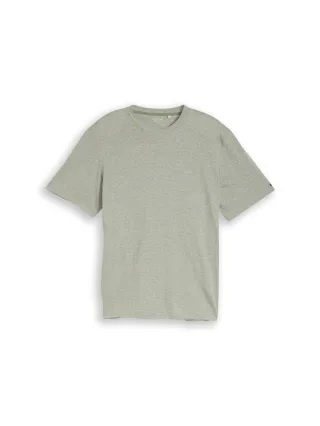 Tom Tailor - T-Shirt mit feinem Streifenmuster shadow olive fine stripe - Gr. - XL