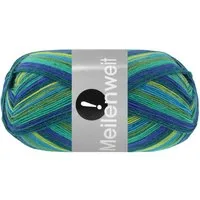 LANA GROSSA MEILENWEIT 100 g AKTION Häkelwolle, 420 m (hochwertige 4-fach Sockenwolle), 100 g