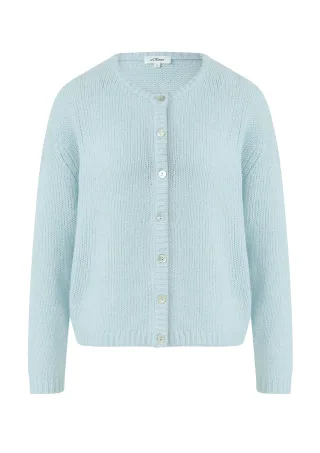 s.Oliver - Strickjacke türkis - Gr. - 42