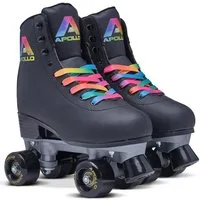Apollo Rollschuhe Retro Discoroller, verstellbare Disco Roller Skates, größenverstellbar Rollerskates, Retro Design