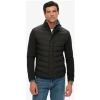 Superdry Steppjacke STORM POPPER SOFTSHELL JKT mit Markenlabel, aus Polyester und Kunstfaser, Slim Fit, normale Länge