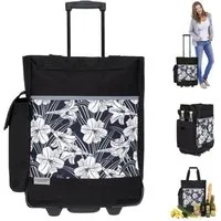 Alessandro Salvatore Einkaufstrolley Pro Shopping Trolley Einkaufswagen, Shoppingroller Einkaufsroller Trolly + Thermotasche
