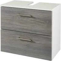 welltime Waschbeckenunterschrank Trento, verschiedene Ausführungen und Farben Badmöbel, Breite 60 cm, Beckenunterschrank auf Füßen, Made in Germany