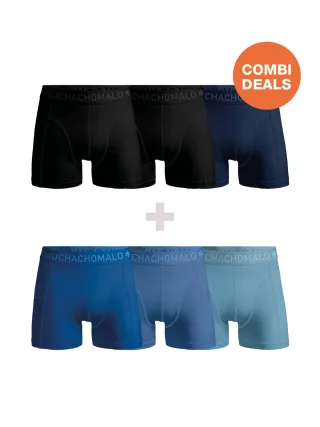 Muchachomalo Herren Boxershorts – 3+3 Stück – Herren Unterhosen