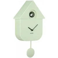 Karlsson Uhr Kuckucksuhr Wall Clock Modern Cuckoo Soft Green (41cm)