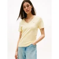 Tommy Hilfiger T-Shirt CODY V-NECK SHORT SLEEVE mit V-Ausschnitt, Baumwolle, Slim Fit