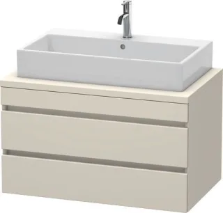 Duravit DuraStyle Konsolenwaschtischunterbau wandhängend Taupe Matt 900x548x512 mm - DS531809191 DS531809191