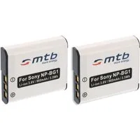 mtb more energy [BAT-069 - Li-Ion] Kamera-Akku kompatibel mit Akku-Typ Sony NP-BG1 960 mAh (3,6 V), passend für: Sony Cyber-shot DSC-H3, H7, H9, H10, H20, H50, H55, H70, H90, HX5V, HX7V, HX9V, HX10, HX10V, HX20V, HX30, HX30V, N1, N2, T20, T25, T100, 