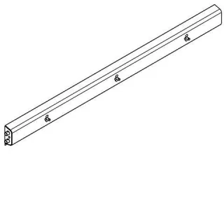 KWC Aquarotter Armatureneinheit, Edst., W.-Mont., 3 Waschplätze, 2100 mm, Wasser links, 2030071036 2030071036