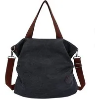 nsihing Schultertasche Damen Groß Canvas Handtasche Casual Multifunktionale Umhängetaschen, für Arbeit Schule Shopper Lässige täglich