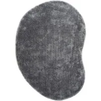 Bruno Banani Hochflor-Teppich Dana Bean shape, besondere Form, weich, Mikrofaser Teppiche, U-förmig, Höhe: 30 mm, organische Form, uni, Wohnzimmer, Schlafzimmer, Esszimmer