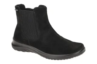 Legero Damen Stiefeletten 009000 Schwarz - Rauhleder GORE-TEX wasserdicht