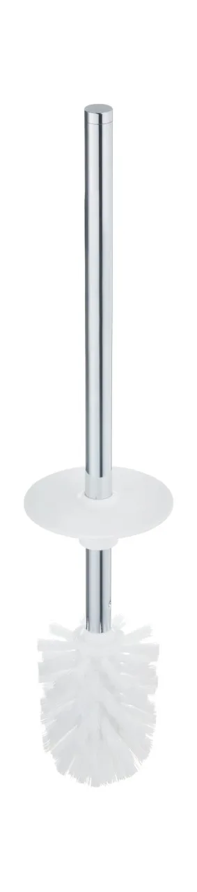 Keuco Toilettenbürste m. Griff Col. Moll 12764, verchromt/weiß, 12764014000 12764014000