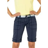 Fresh Made Bermudas Bermuda mit glänzendem Gürtel