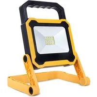 SSC-LUXon LED Gartenstrahler LED Akku Baustrahler 10W mit USB Powerbank - Arbeitsleuchte, Neutralweiß