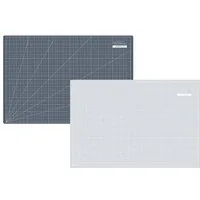 Semplix Schneideunterlage - Schneidematte hellgrau-grau (90 x 60 cm / 35 x 24 inch)