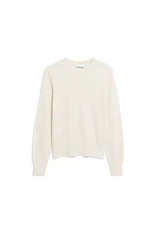 Armedangels - FINE KNIT SWEATER oatmilk - Gr. - L