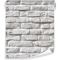 Wallarena Fototapete Ziegel Mauer - Mehrfarbig - Modern - Vlies - Schlafzimmer, glatt