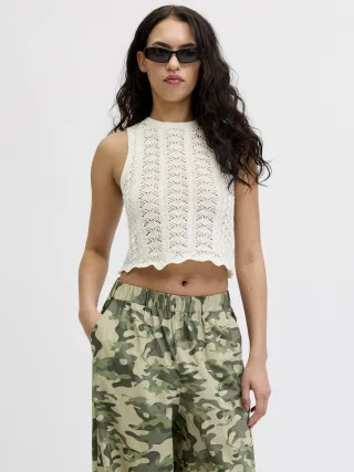 JJXX - JXZURI TOP KNIT Cloud Dancer - Gr. - S