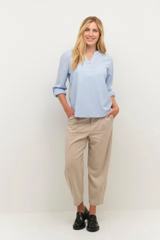 Langarm-Bluse Regular fit Windsurfer light blue