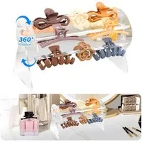 FELIXLEO Schmuckständer Acryl Haarreif Halter drehbar Schmuck Organizer für Haarspangen Ketten (1 St)