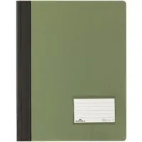 DURABLE Hefter 05 Schnellhefter DURALUX® - A4 überbreit, transluzente Folie, grün