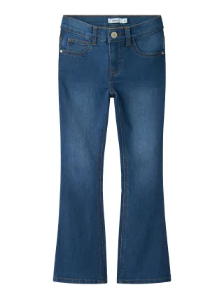 NAME IT - NKFPOLLY BOOT JEANS 3144-IS TB dark blue denim - Gr. - 146