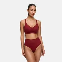 cfab Tanga High-Waist Tanga, 3er Pack-Wine Red-XS