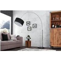riess-ambiente Bogenlampe LOUNGE DEAL 170-200cm schwarz, ohne Leuchtmittel, Wohnzimmer · Metall · verstellbar · Modern Design