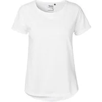 Neutral Rundhalsshirt Damen Roll Up Sleeve T-Shirt / Single Jersey Strick