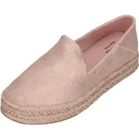 TOMS CAROLINA Espadrille Pale Rose Metallic