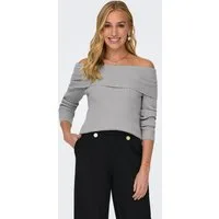 ONLY Strickpullover ONLKATIA LIFE LS OFF SHOULDER KNT NOOS Viskosemischung, regular fit