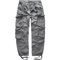 Surplus Raw Vintage Cargohose SURPLUS Airborne Vintage Trousers •Beinabschluss mit Zugband