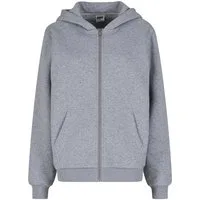 URBAN CLASSICS Cardigan Urban Classics Ladies Fluffy Zip Cardigan (1-tlg)