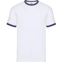 Fruit of the Loom Rundhalsshirt Fruit of the Loom Valueweight Ringer T