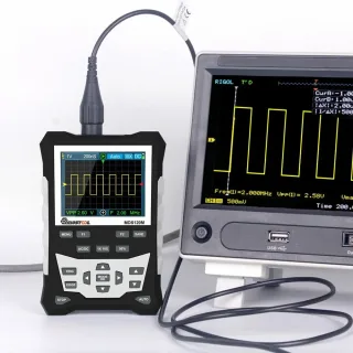 MDS120M Professional Digital Oscilloscope 120MHz Analog Bandwidth 500MS/s Sampling Rate 320x240 LCD Screen Support Wavef