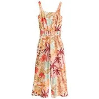 Next Jumpsuit Jersey-Jumpsuit mit weitem Bein, Kurzgröße (1-tlg)