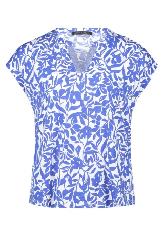 Betty Barclay - Casual-Shirt Weiß/Blau - Gr. - 38
