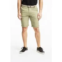 LINDBERGH Chinoshorts (2-tlg) mit Gürtel und Stretch