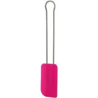 RÖSLE Teigschaber Pink Charity Edition, Teigspachtel, Silikon, pink, Edelstahlgriff, spülmaschinengeeignet