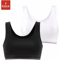 H.I.S Bustier (2 Stück) aus elastischer Baumwoll-Qualität