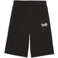 PUMA Sporthose MID 90s Relaxed Lange Shorts Mädchen